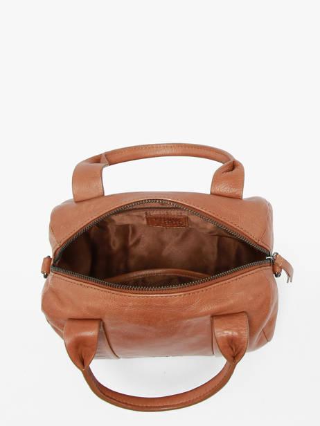 Sac Porté Main Smart Cuir Basilic pepper Marron smart BSMA08 vue secondaire 3