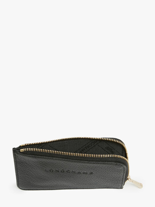 Longchamp Le foulonné Porte billets/cartes Noir