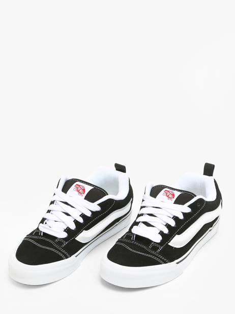 Sneakers Knu Skool En Cuir Vans Noir unisex 9QC6BT1 vue secondaire 2