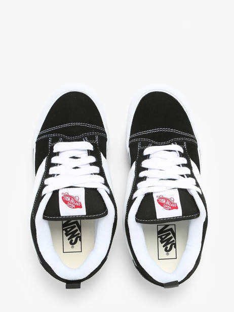 Sneakers Knu Skool En Cuir Vans Noir unisex 9QC6BT1 vue secondaire 4