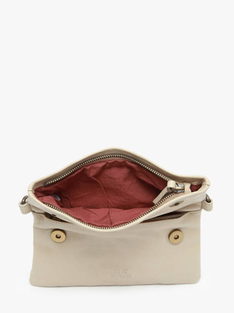 Shoulder Bag Cow Leather Basilic pepper Beige cow BCOW75 other view 3