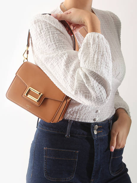 Shoulder Bag Angele Leather Lancel Brown angele A13147 other view 1