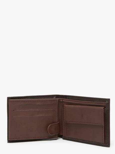 Portefeuille Cuir Miniprix Marron essentiel 8875 vue secondaire 1