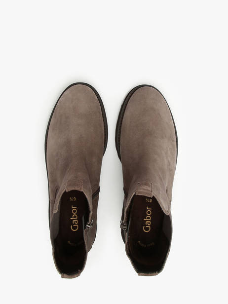 Chelsea Boots En Cuir Gabor Argent women 10 vue secondaire 4