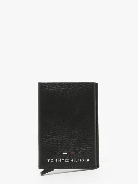 Wallet Th Premium Leather Tommy hilfiger Black th premium AM12760