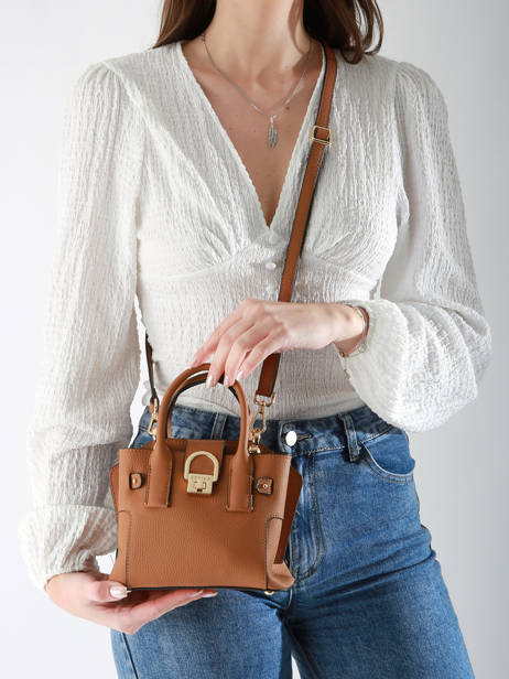 Crossbody Bag Xs Equestre Leather Etrier Beige equestre EEQT142X other view 1