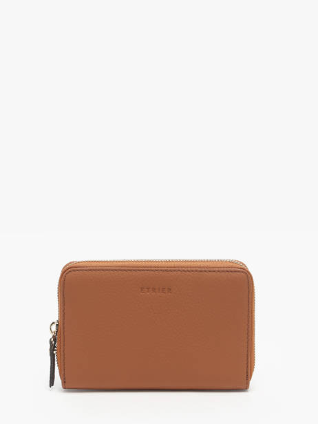 Portefeuille Equestre Cuir Etrier Beige equestre EEQT090M