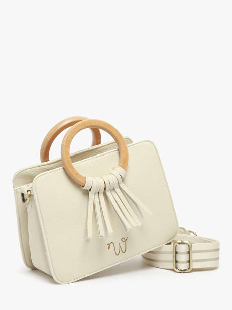 Sac Bandoulière S Camomille Woomen Beige camomille WCAO1S vue secondaire 2