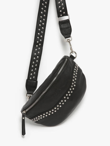 Waist Bag Leather Basilic pepper Black glam BGLA32 other view 2
