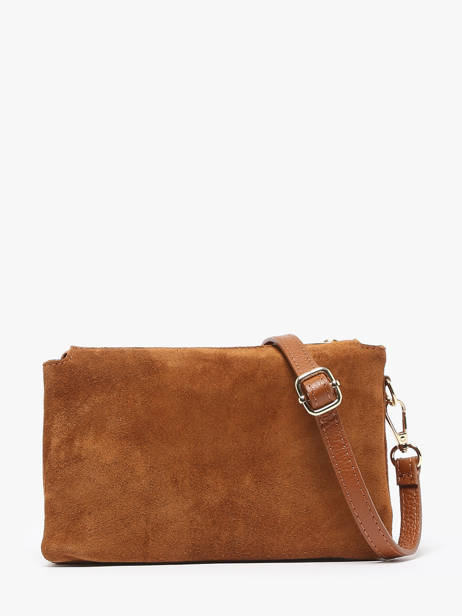 Sac Bandoulière Velvet Caviar Cuir Milano Marron velvet caviar VC24117 vue secondaire 4