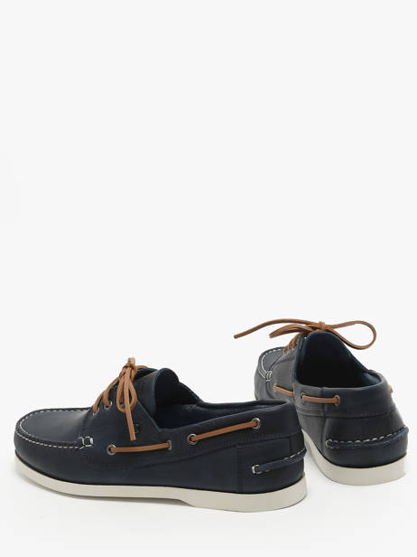 Boat Shoes Orland In Leather Redskins Blue men ORLAND other view 2