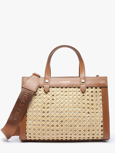 Sac Porté Main Cannage Rotin Lancaster Beige cannage rotin 114