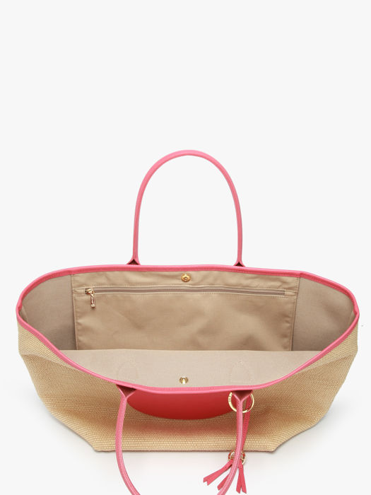Longchamp Le panier pliage Besaces Rose
