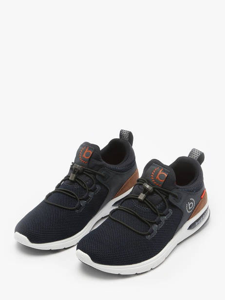 Sneakers Numbis In Leather Bugatti Blue men 34265860 other view 2