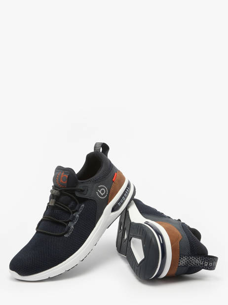 Sneakers Numbis In Leather Bugatti Blue men 34265860 other view 3