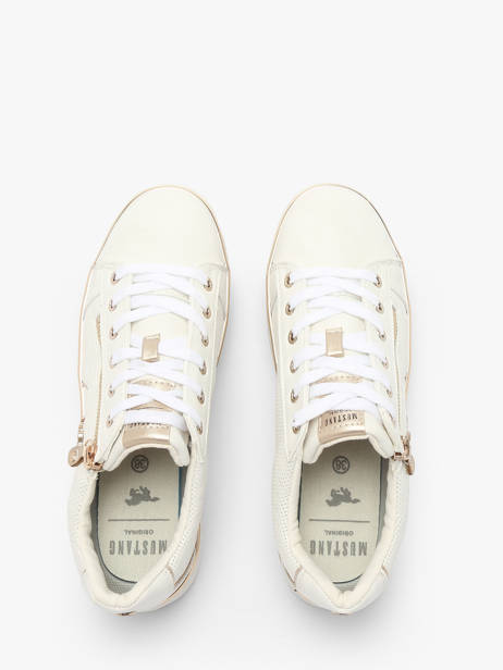 Sneakers Mustang White women 1300312 other view 4