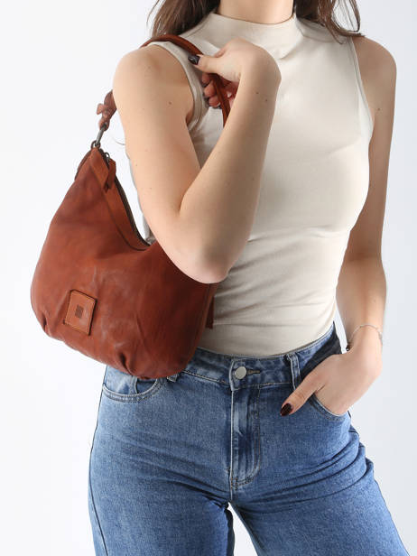 Shoulder Bag Heritage Leather Biba Brown heritage BT29 other view 1