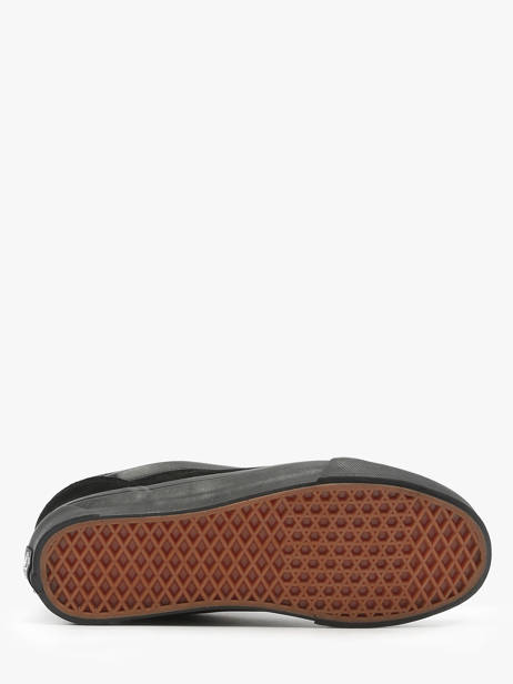 Sneakers Knu Skool En Cuir Vans Noir men 9QCBKA1 vue secondaire 5