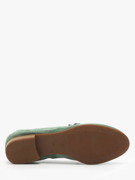 Mocassins Zanga En Cuir Mam'zelle Vert women CSIRK28 vue secondaire 5