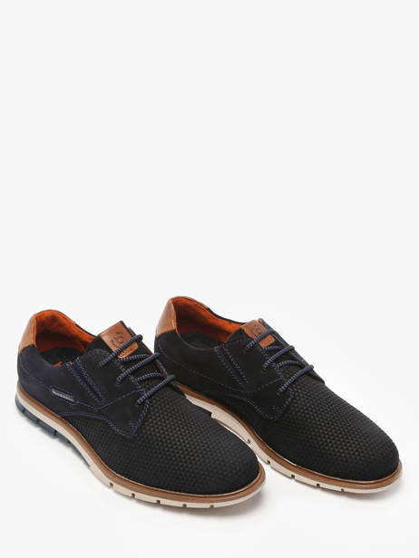 Sneakers Simone En Cuir Bugatti Bleu men 3319711S vue secondaire 2