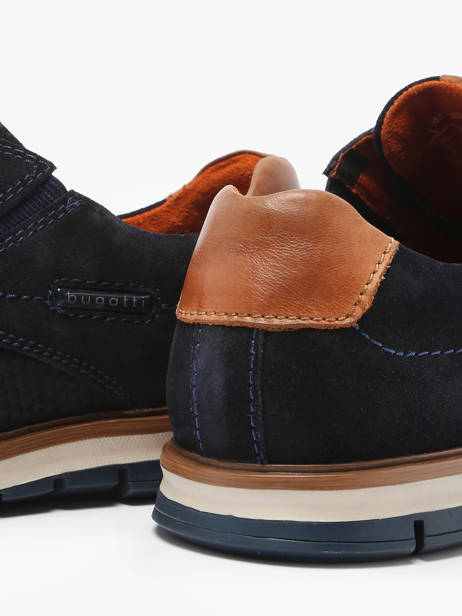 Sneakers Simone En Cuir Bugatti Bleu men 3319711S vue secondaire 3