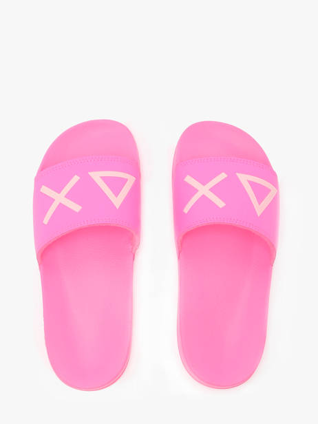 Flip Flops Logo Sun68 Pink women X35204