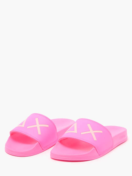 Flip Flops Logo Sun68 Pink women X35204 other view 2