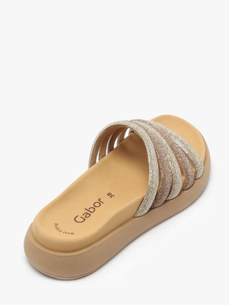 Slippers Gabor Silver women 82 other view 3