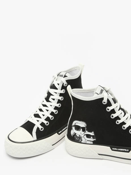 Sneakers Kampus Max Ii Twin Karl lagerfeld Noir women KL60654T vue secondaire 3