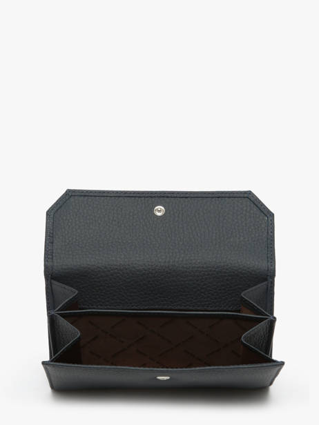 Portefeuille Nathan baume Bleu grained 410N vue secondaire 3