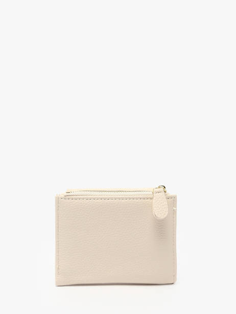 Coin Purse With Card Holder Miniprix White grained 78COK865 other view 2