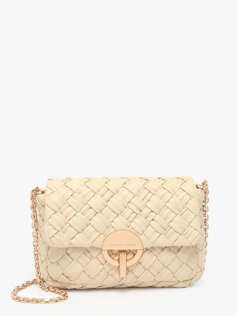 Leather Moon Tressé Shoulder Bag Vanessa bruno Beige moon 38V40533