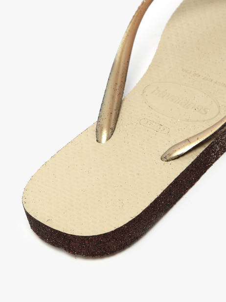 Tongs Havaianas Beige women 4146093F vue secondaire 3