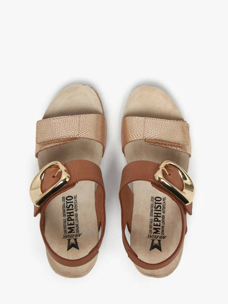 Sandals Leandre In Leather Mephisto women P5146895 other view 3