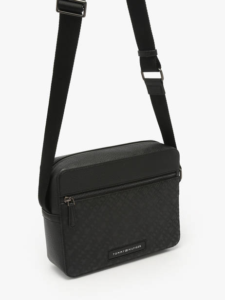 Sac Bandoulière Tommy hilfiger Noir monogram AM13211 vue secondaire 1