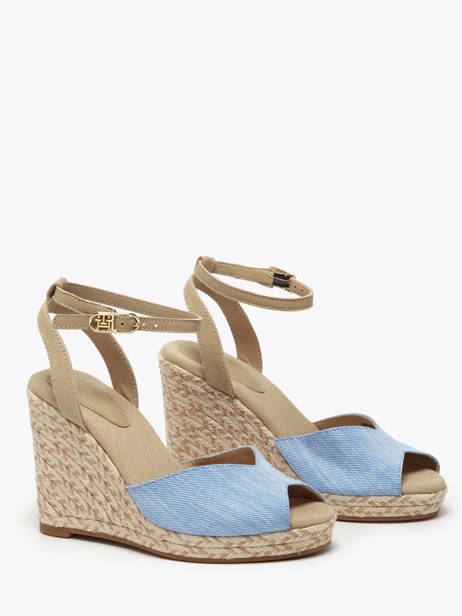 Sandals Tommy hilfiger Blue women 8588C30 other view 1