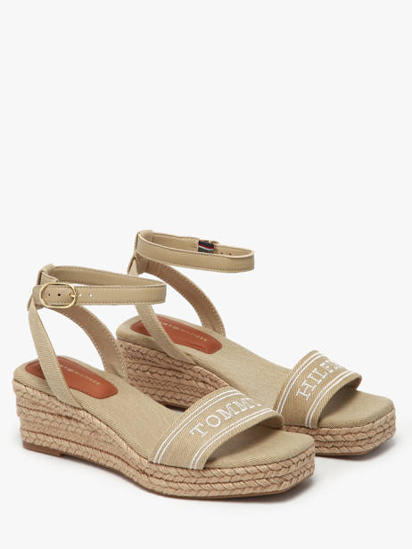 Sandals Tommy hilfiger Beige women 8805ACC other view 1