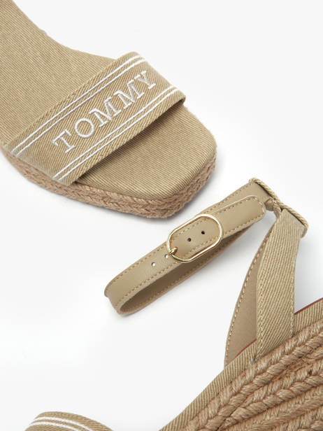 Sandals Tommy hilfiger Beige women 8805ACC other view 2
