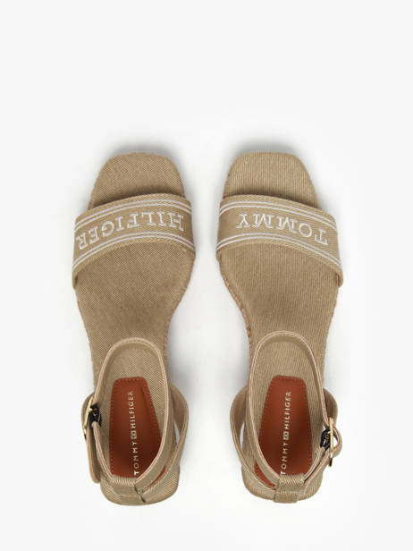 Sandals Tommy hilfiger Beige women 8805ACC other view 3