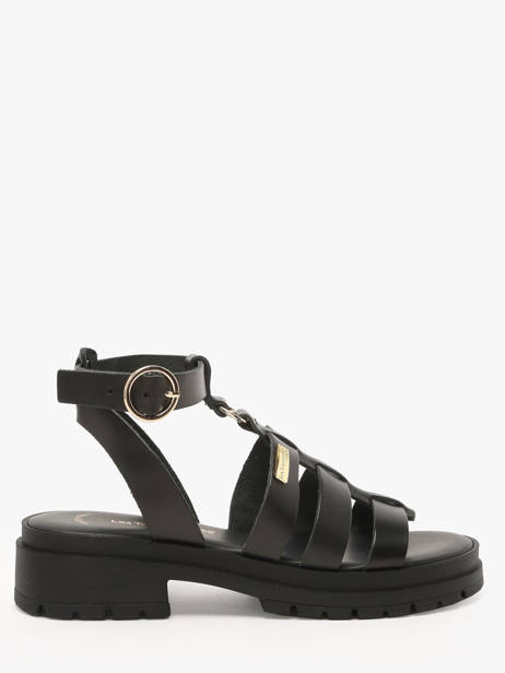 Sandals Tobo In Leather Les tropeziennes Black women TOBO
