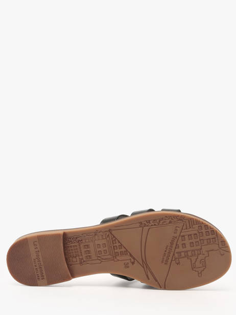 Slippers Hamia In Leather Les tropeziennes Black women HAMIA other view 4
