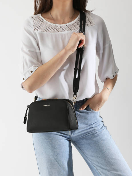 Sac Bandoulière Ashton Cuir Michael kors Noir ashton S5G9QC5L vue secondaire 1