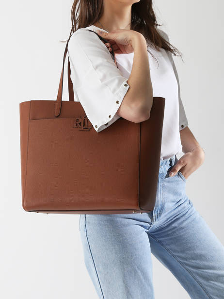 Sac Porté épaule Cameryn Cuir Lauren ralph lauren Marron cameryn 31960183 vue secondaire 1