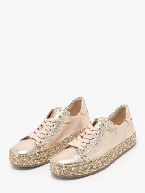 Sandals In Leather Gabor Gold women 62 other view 2