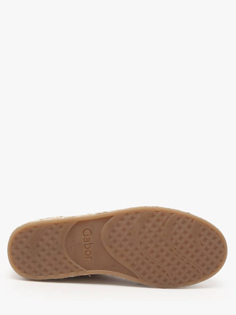 Sandals In Leather Gabor Gold women 62 other view 5