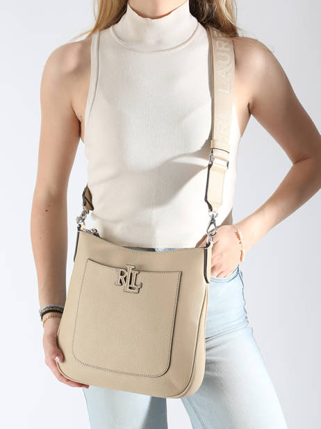 Shoulder Bag Cameryn Leather Lauren ralph lauren Beige cameryn 31970152 other view 1
