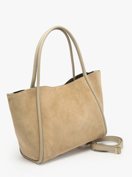 Sac Bandoulière Velvet Caviar Cuir Milano Beige velvet caviar VC24021 vue secondaire 2