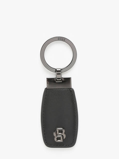 Porte-clefs Cuir Hugo boss Noir smooth HAK519D