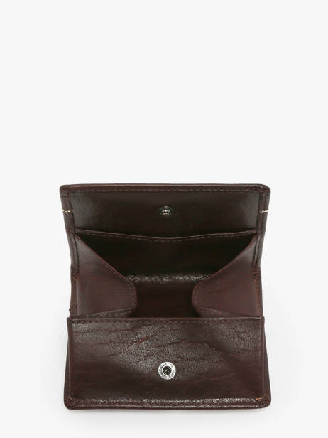 Porte-monnaie Porte-cartes Cuir Maverick Marron rough gear MAVRG058 vue secondaire 1