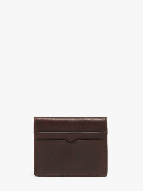 Porte-monnaie Porte-cartes Cuir Maverick Marron rough gear MAVRG058 vue secondaire 2